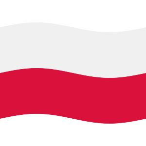 Waving Polish Flag