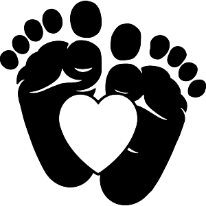 Heart Baby Feet