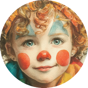 Smiling Clown Boy