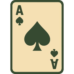 Ace Playing Card Graphic