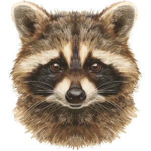 Raccoon Portrait
