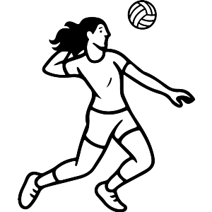 Volleyball Player Action