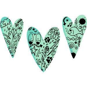 Doodle Hearts