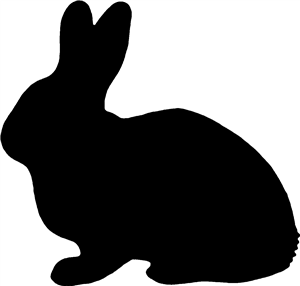 Rabbit Silhouette