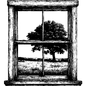 Window with Landscape