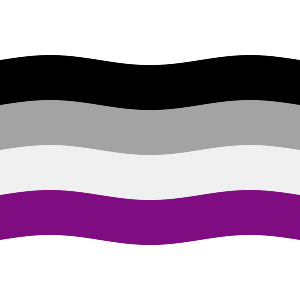 Waving Asexual Flag