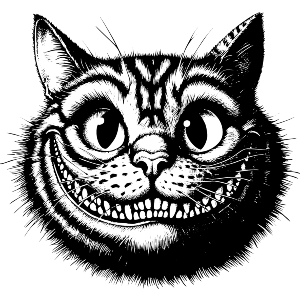Grinning Cheshire Cat