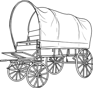 Covered Western Wagon