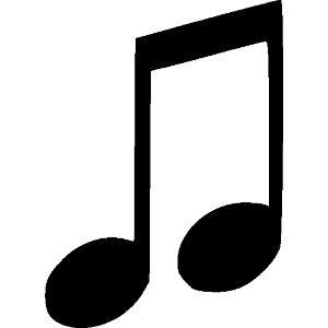 Slanted Beamed Eighth Note