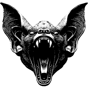 Scary Vampire Bat