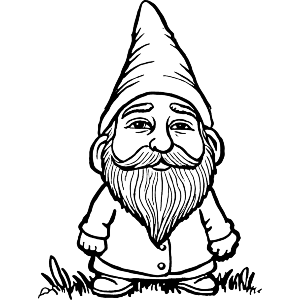 Standing Garden Gnome