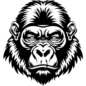 Gorilla Vector Art