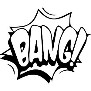Bang! Comic Style Action Bubble