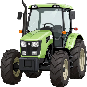 Green Farming Tractor