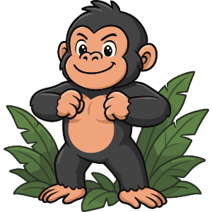 Proud Baby Gorilla