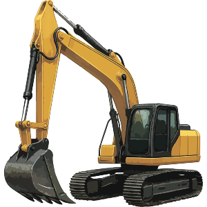 Digger Construction Vehicle