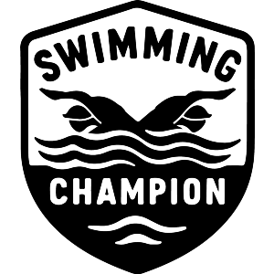 Swimming Champion Emblem