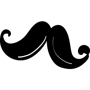 Curly Moustache
