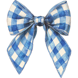 Vintage Checkered Bow