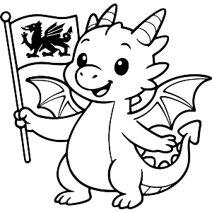 Cute Welsh Dragon
