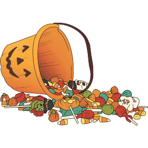 Trick Or Treat Candy Bucket
