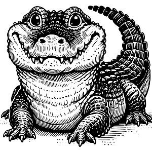 Happy Baby Alligator