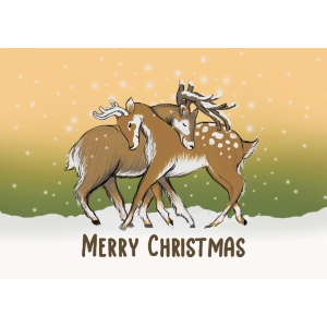 Reindeer Love Couple