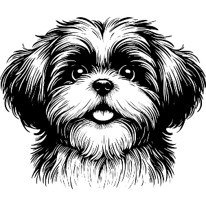 Happy Shih Tzu Dog