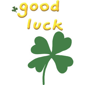 Good Luck Four Leaf Clover