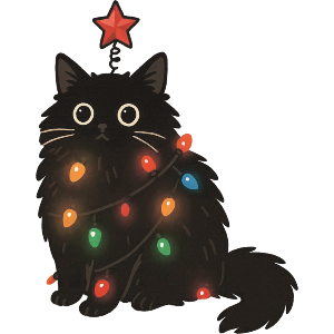 Cute Christmas Cat