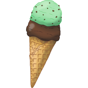 Double Scoop Ice Cream Cone