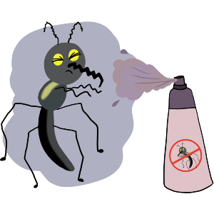 Bug With Spray