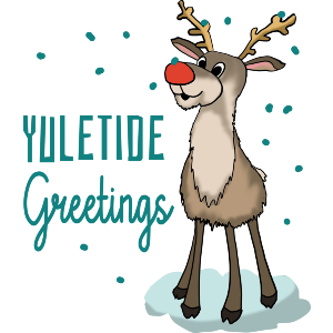 Yuletide Greetings Reindeer