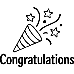 Congratulations Party Popper