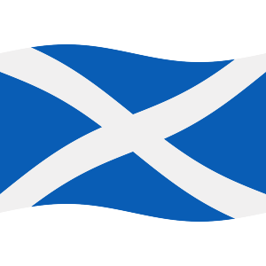 Waving Scottish Flag