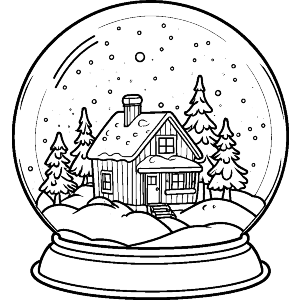 Winter Snow Globe