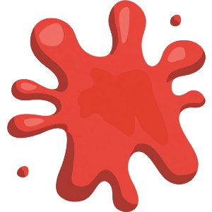 Cartoon Blood Stain