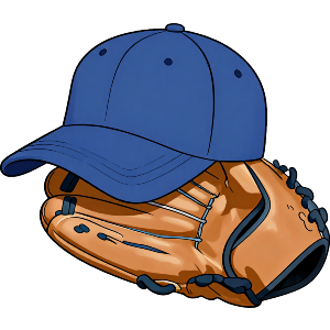 Baseball Glove & Cap