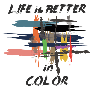Colorful Brushstrokes of Life