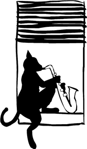 Saxophone Cat
