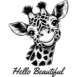 Hello Beautiful Giraffe