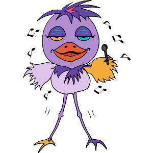 Funny Bird Singing