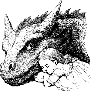 Girl with Dragon
