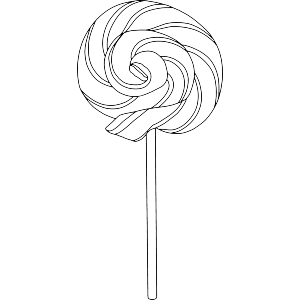 Spiral Lollipop Candy