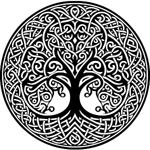 Circular Celtic Tree