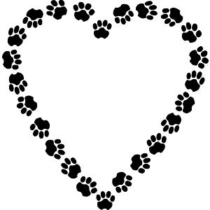 Heart Paws Shape