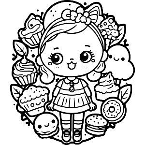 Cute Sweets Girl