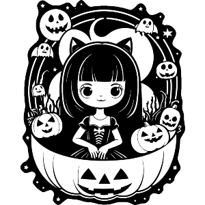 Halloween Cat Girl