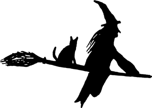 Witch On A Broomstick