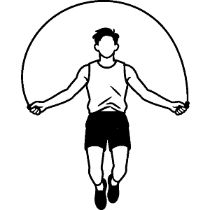 Man Jumping Rope